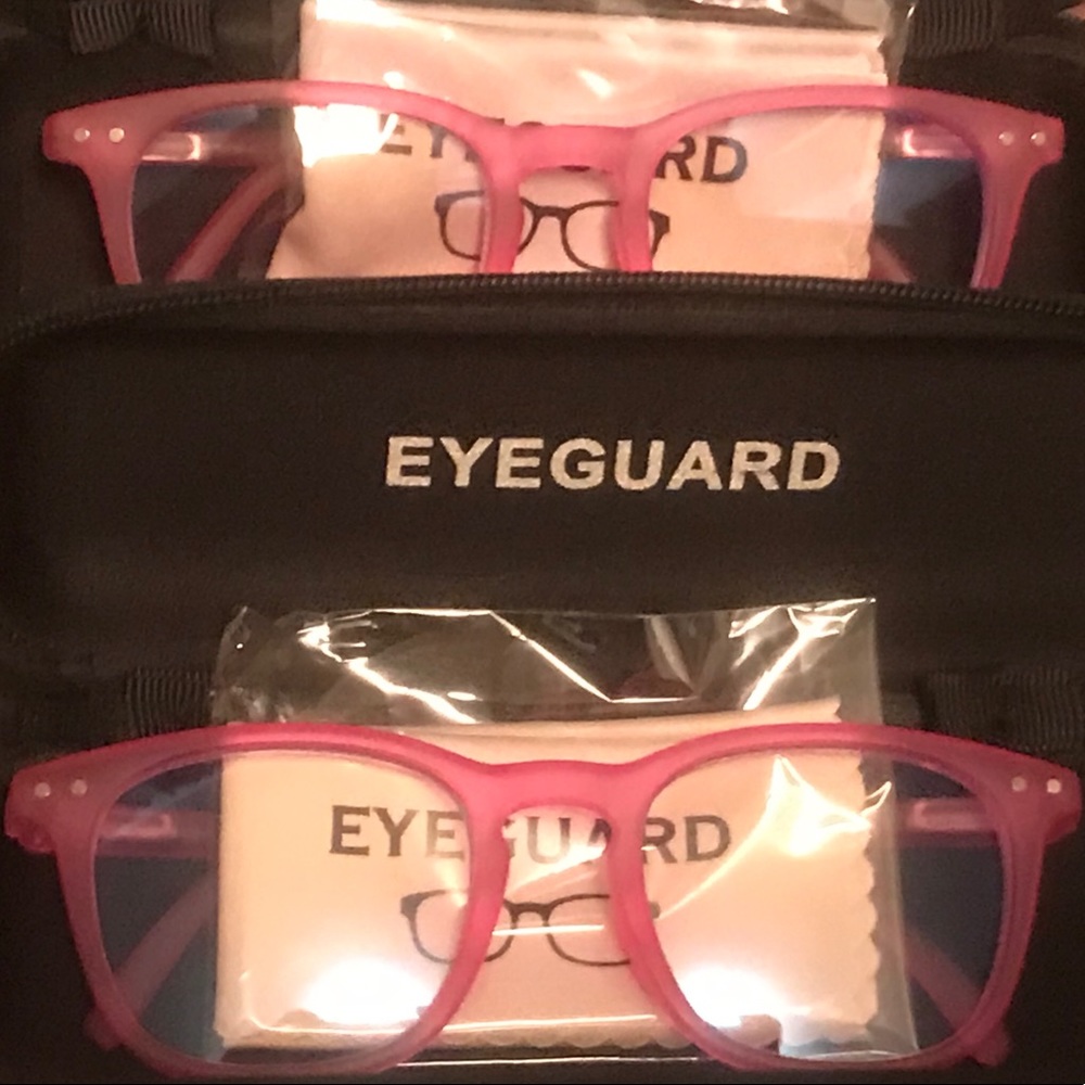 Girls Blue Light Glasses Pink